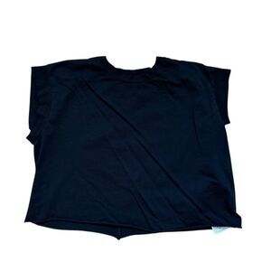 Target boxy Cropped Black Tshirt large